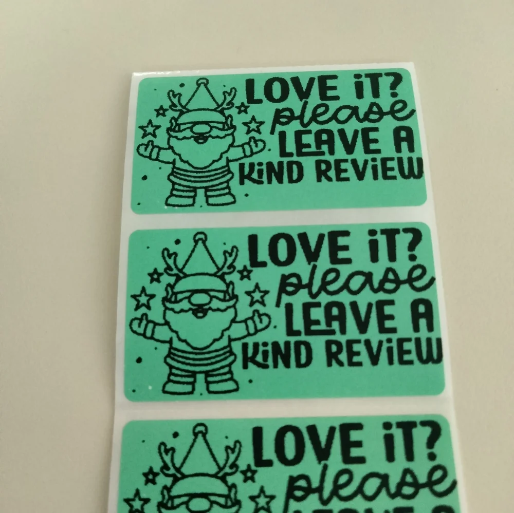💙100 Christmas Gnome- Shipping Labels Thermal Packaging Stickers 2.25